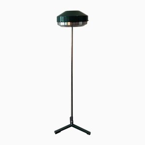 Green Metal Floor Lamp by Willem Hagoort for Hagoort Lamps, Netherlands, 1960s-NV-1014582