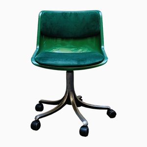 Green Modus Office Chair attributed to Osvaldo Borsani, Italy, 1975-YUW-2035104