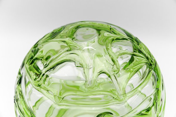 Green Murano Glass Ball Pendant Lamp from Doria Leuchten, 1960s-KQB-1742230