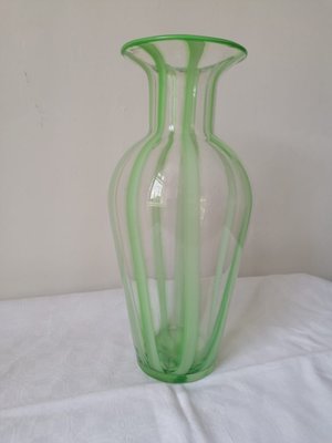 Green Murano Glass Vase-AX-838527