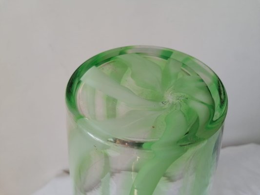 Green Murano Glass Vase-AX-838527