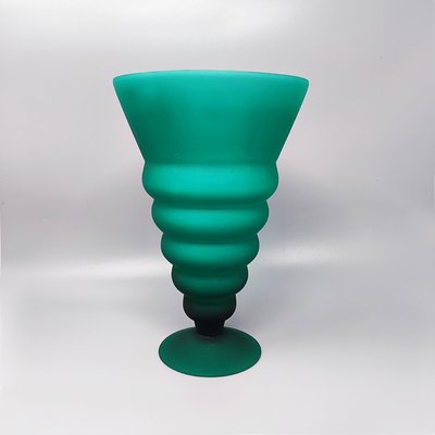 Green Murano Glass Vase by Michielotto, 1960s-QGR-1709127