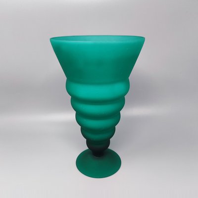 Green Murano Glass Vase by Michielotto, 1960s-QGR-1709127