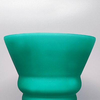 Green Murano Glass Vase by Michielotto, 1960s-QGR-1709127