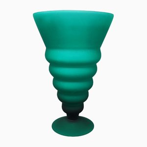 Green Murano Glass Vase by Michielotto, 1960s-QGR-1709127