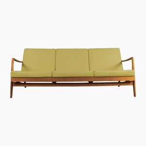 Green New Upholstery Adjustable Scandinavian Sofa, 1960s-KQB-1758431