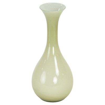 Green Opaline Vase, Italy, 1960s-UR-1065753