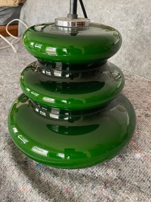 Green Pendant Light from Peill & Putzler, Germany, 1960s-XHV-2040443