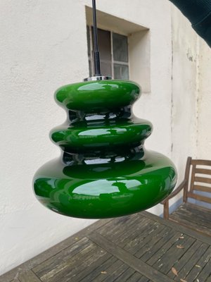 Green Pendant Light from Peill & Putzler, Germany, 1960s-XHV-2040443