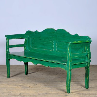 Green Pine Bench, 1920s-IW-1780639