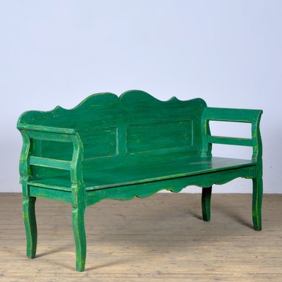 Green Pine Bench, 1920s-IW-1780639