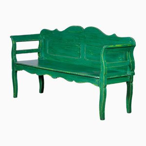 Green Pine Bench, 1920s-IW-1780639