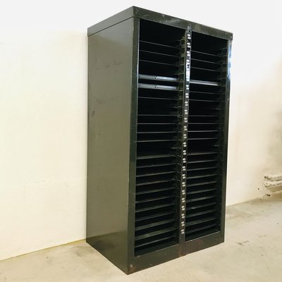 Green Printing Steel Cabinet with Shelves-LCQ-854070