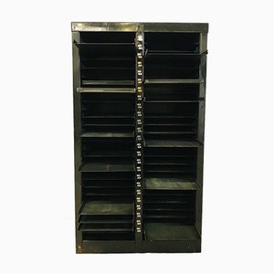 Green Printing Steel Cabinet with Shelves-LCQ-854070