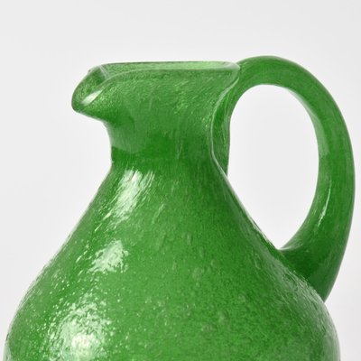 Green Pulegoso Glass Vase from Seguso-IXK-1354496