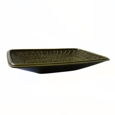 Green Serving Plate/Bowl by Berit Ternell for Upsala Ekeby, Sweden-JKV-2023204