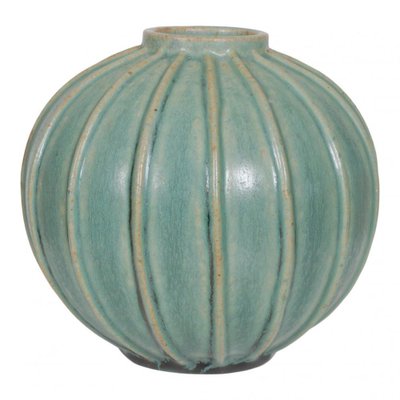 Green Sphere Shaped Vase by Arne Bang-MTD-1399795