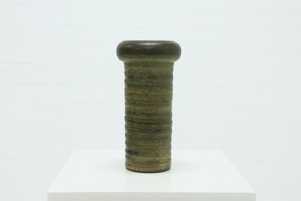 Green Stoneware Vase by Kaj Franck, 1950s-VV-1273139