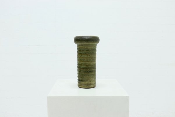 Green Stoneware Vase by Kaj Franck, 1950s-VV-1273139