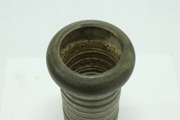 Green Stoneware Vase by Kaj Franck, 1950s-VV-1273139