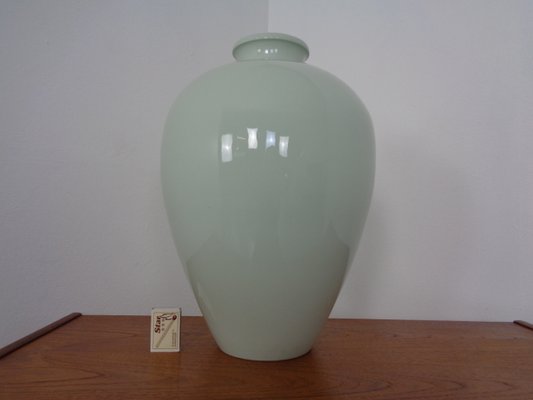 Green Vase by Trude Petri for KPM Berlin Staude Porcelaina, 1930s-RDW-1325188