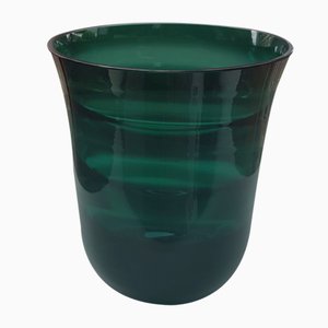 Green Vase with Wave Optics by Erich Jachmann for WMF, 1960s-QDP-843827