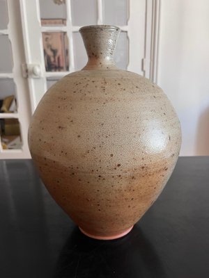 Grés De Puisaye Vase, 1970s-AVC-1394102