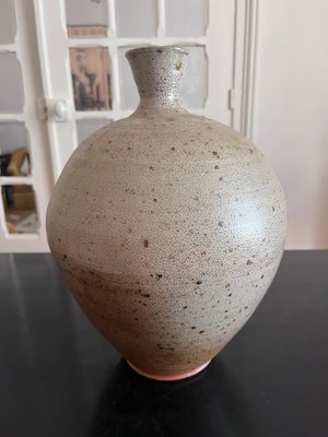 Grés De Puisaye Vase, 1970s-AVC-1394102