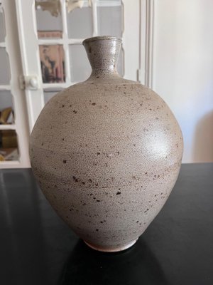 Grés De Puisaye Vase, 1970s-AVC-1394102