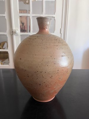 Grés De Puisaye Vase, 1970s-AVC-1394102