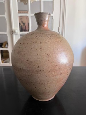 Grés De Puisaye Vase, 1970s-AVC-1394102