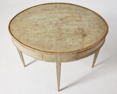 Grey-Beige Tea Table, 1800s-VAP-2035955