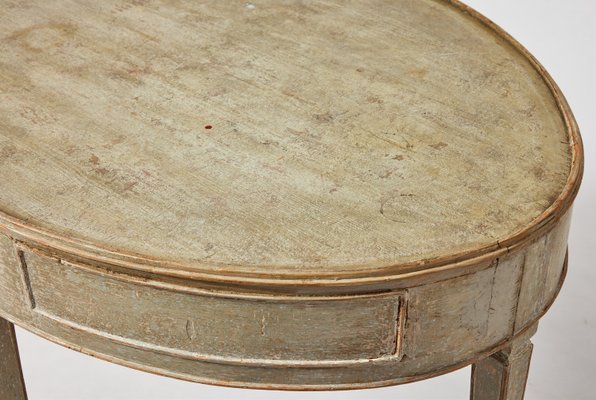 Grey-Beige Tea Table, 1800s-VAP-2035955