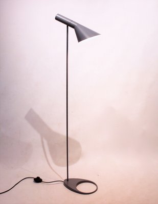 Grey Floor Lamp by Arne Jacobsen for Louis Poulsen, 1990s-UY-541165