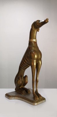 Greyhound Dog Sculpture, Italy, 1900s-JJT-853588