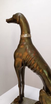 Greyhound Dog Sculpture, Italy, 1900s-JJT-853588