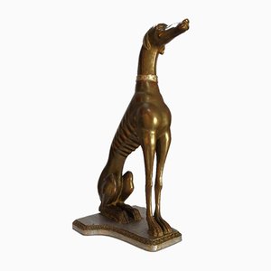 Greyhound Dog Sculpture, Italy, 1900s-JJT-853588