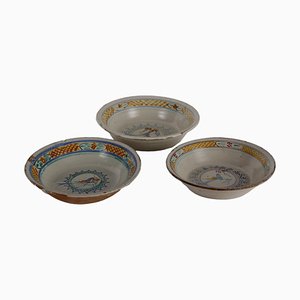 Grottaglie Majolica Bowls, Set of 3-VMM-1767983