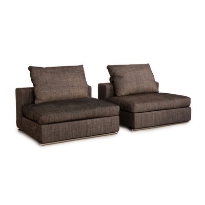 Groundpiece 2-Seater Sofa in Gray Fabric from Flexform-RQW-1748422