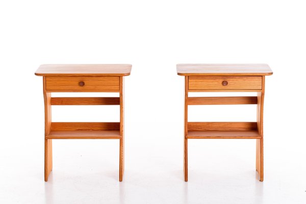 Guldheden Bedside Tables by Carl Malmsten, 1960s, Set of 2-QU-1706884