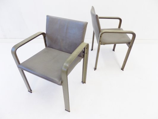 Gulf of the Poets Dining Chairs by Toussaint for Matteo Grassi, 1970s, Set of 2-HUW-744342