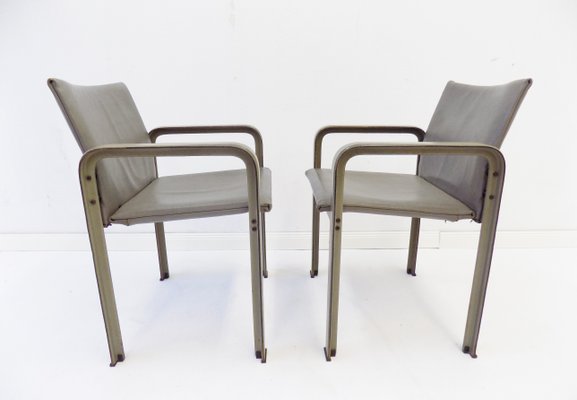 Gulf of the Poets Dining Chairs by Toussaint for Matteo Grassi, 1970s, Set of 2-HUW-744342