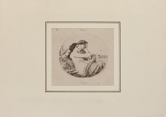 Gustave Biot, Aglaè, 20th Century, Original Etching-ZCI-798667