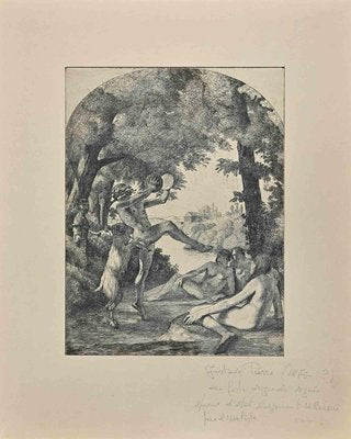 Gustave Pierre, Garden, Original Etching, Early 20th-Century-ZCI-1268890