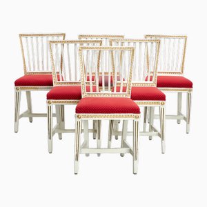 Gustavian Chairs in New Guise, 1880, Set of 6-VAP-1808088