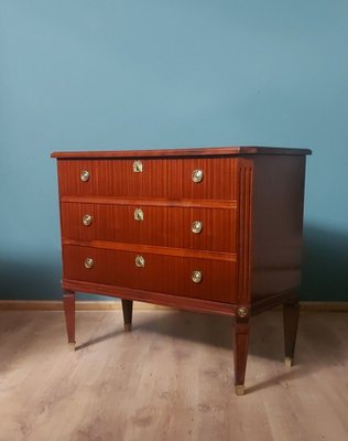 Gustavian Chest of Drawers in Mahogany, 1920s-KDW-1808122