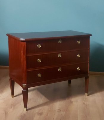 Gustavian Chest of Drawers in Mahogany, 1920s-KDW-1808122