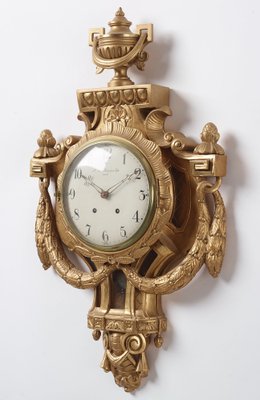 Gustavian Clock with Special Features, 1900s-VAP-1741614