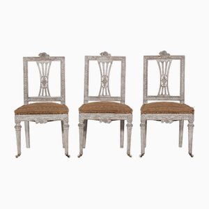 Gustavian Side Chairs, 1700s, Set of 3-SA-1776385