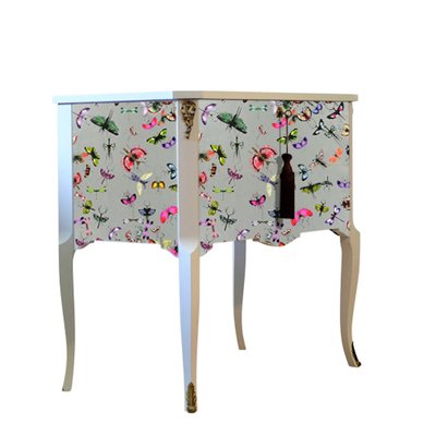 Gustavian Style Commode with Christian Lacroix Butterfly DeCOR, 1950s-VTA-1781314